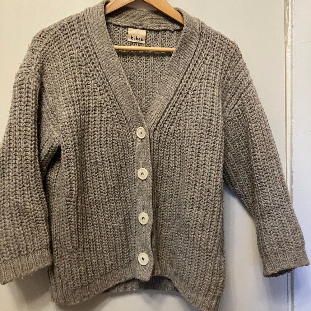 Babaa Cardigan No. 19 - Mist
